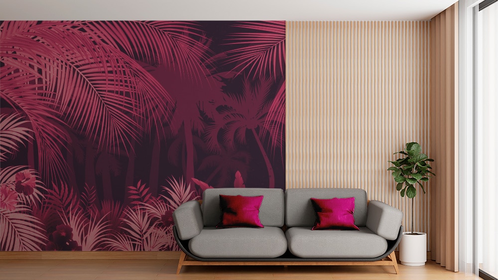 fotoinserimento-rivestimento-murale-tropical-calm-fuxia
